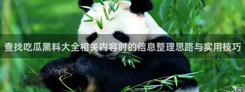 独家吃瓜热点汇总